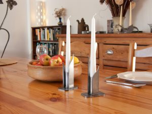 Contemporary candle holder Punzi