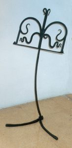 wrought iron music stand